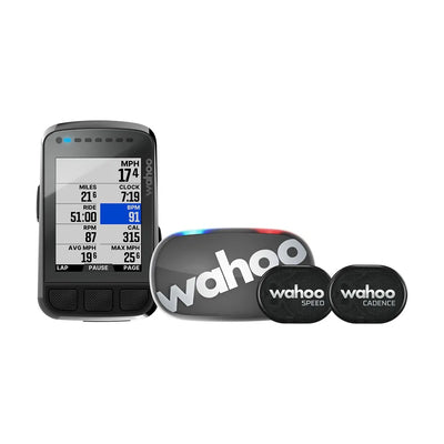 Wahoo ELEMNT BOLT V2 GPS Bundle with TICKR and RPM Sensors