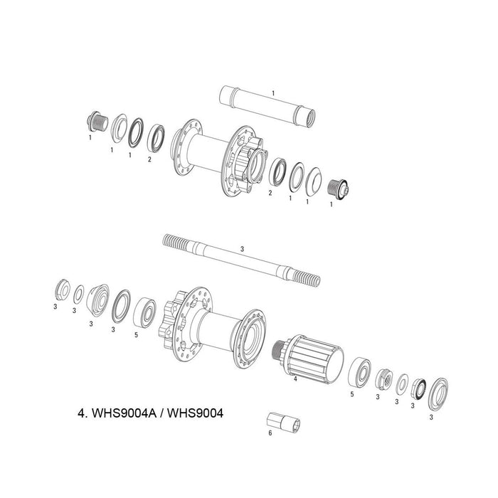 Zipp Sram Spare - Wheel Spare Parts Kit Freehub Body X-9 V2 Rear