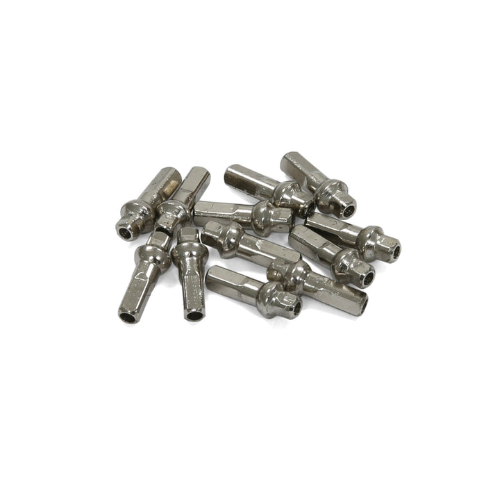 Hope SILVER BRASS NIPPLE 14G 16MM DOUBLE SQUARE