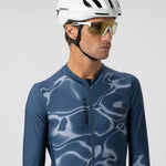 SCOTT Pro Mid Long-sleeve Men's Jersey in Cocoa Red/Black, view 3