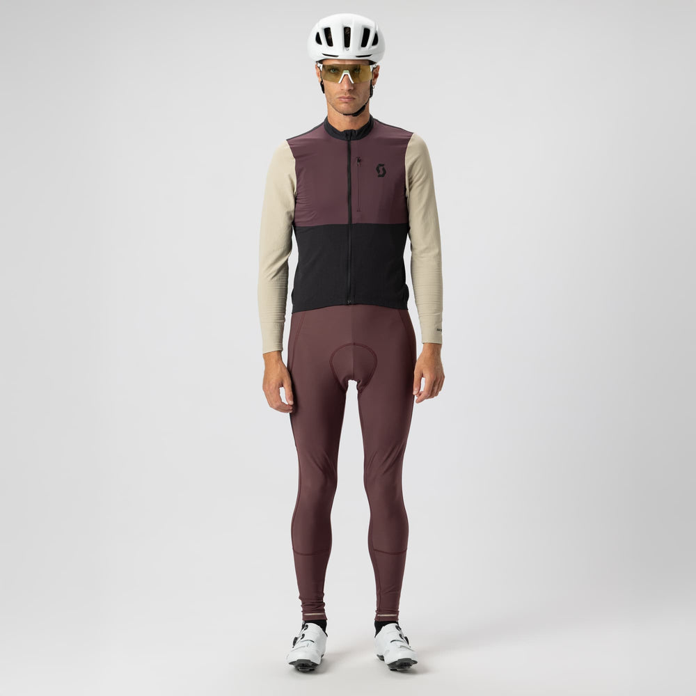 SCOTT Endurance Warm Long-sleeve Men's Jersey in Black, view 7