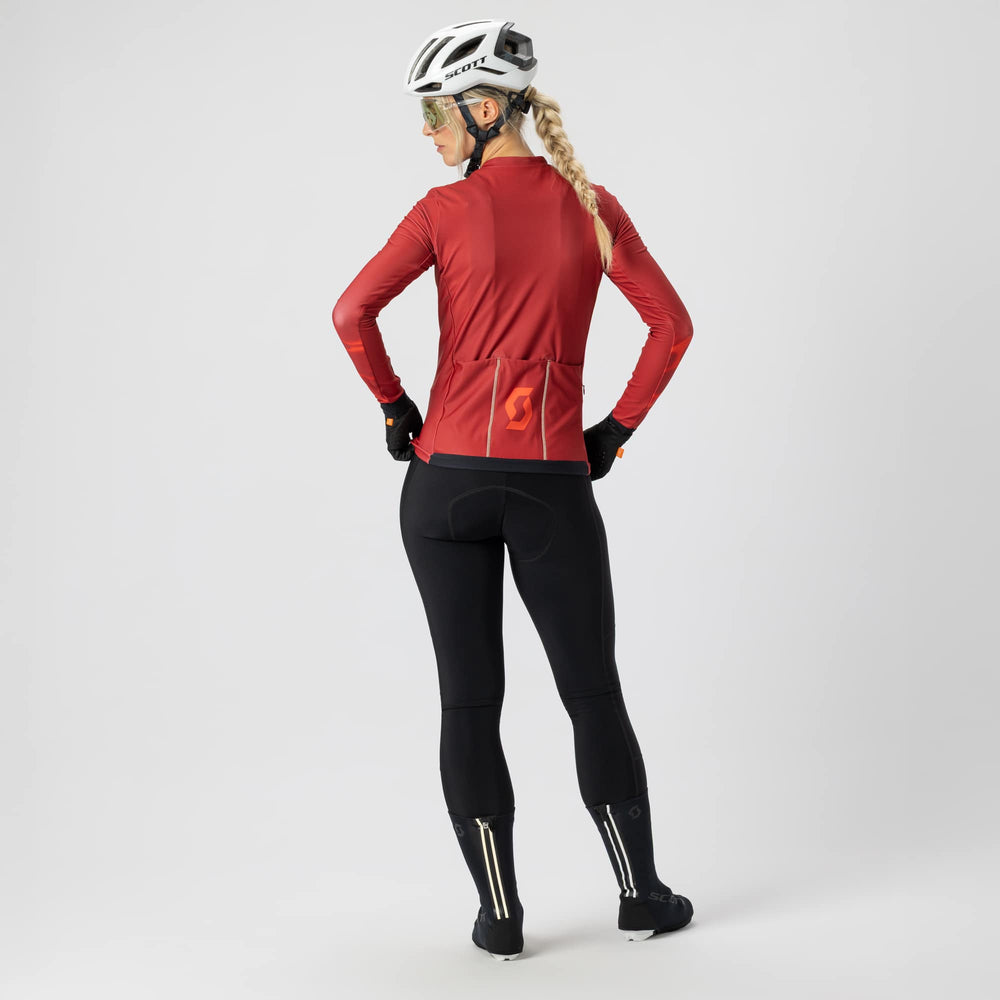 SCOTT Endurance Warm Long-sleeve Women's Jersey in Black, view 4