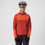 SCOTT Vertic Pro Warm Women's Hoodie in Toasted Red/Turbo Red, view 3