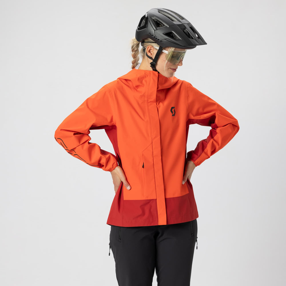 SCOTT Vertic 2.5 Layer Waterproof Women's Jacket in Portobello Beige/Black, view 4