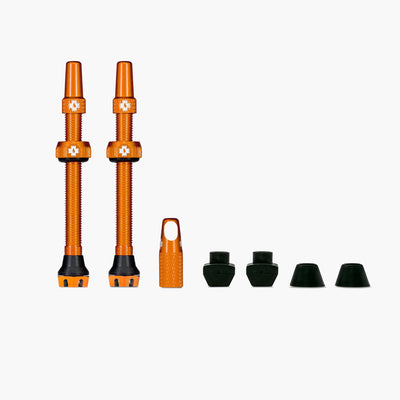 Muc-Off V2 Tubeless Valves 60mm in Orange