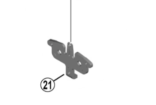 Shimano BR-M9220 Pad spacer (technical drawing)