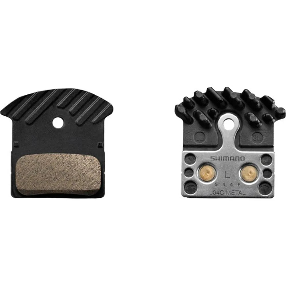 Shimano J04C Metal Disc Brake Pads and Spring with Fin
