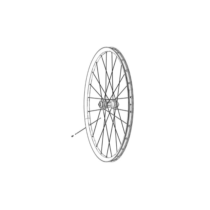 Zipp Spokes & Nipples & Washers CX Ray Straight-Pull External Hex Secure Lock Black Oxide 244mm (3 pcs)