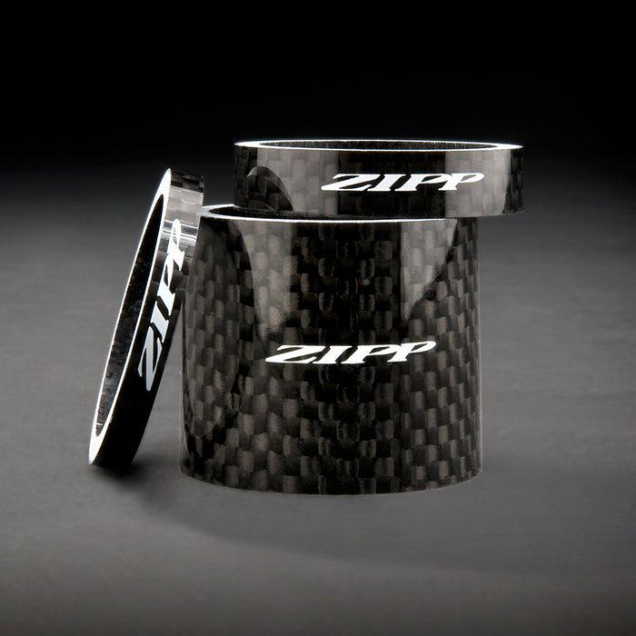 ZIPP Headset Spacer Set UD Carbon (4mm x 2 8mm x 1 12mm x 1, 30mm x 1)