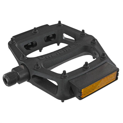 DMR V6 Cro-Mo Axle Plastic Pedal with Reflector in Black