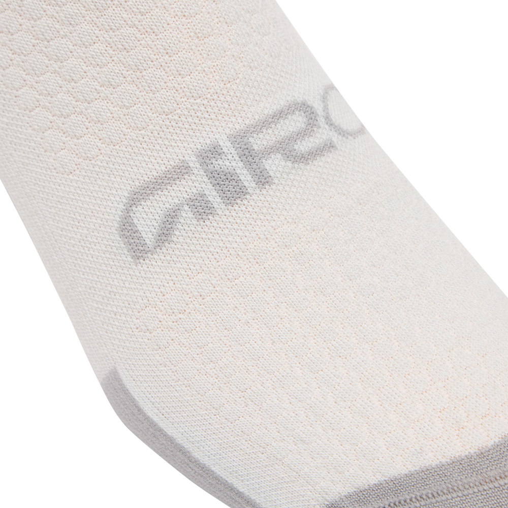 2026 GIRO HRC+Merino Unisex Cycling Socks in White-image-3