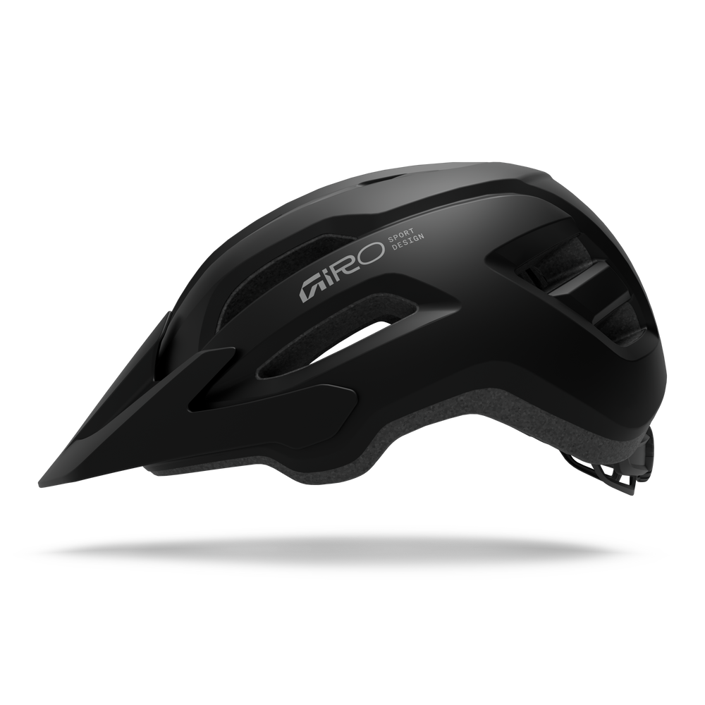 2026 GIRO Fixture II Unisex Cycling Helmet in Matte Black/Grey