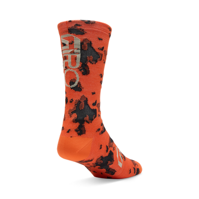 2026 GIRO Seasonal Merino Unisex Cycling Socks in Motion Orange