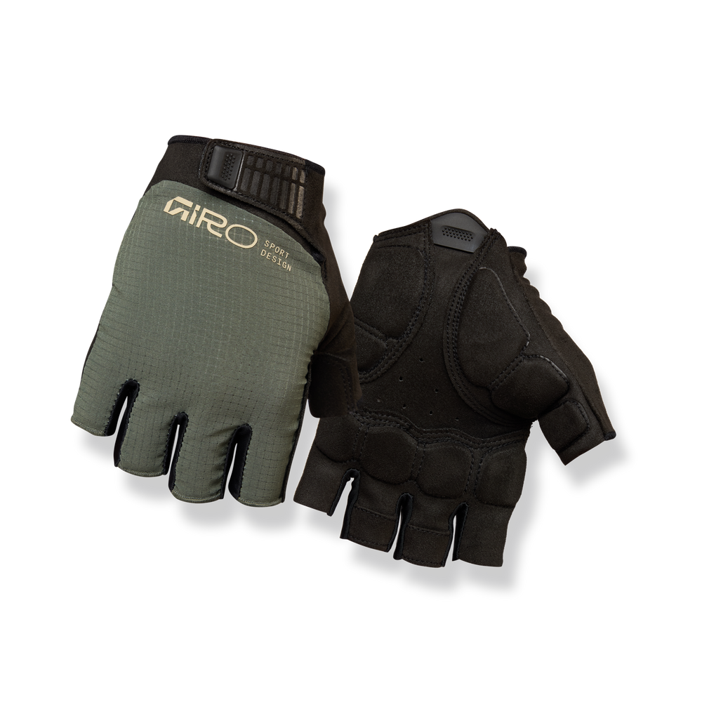 2026 GIRO Bravo II Gel Men's Road Cycling Gloves in Dark Sage