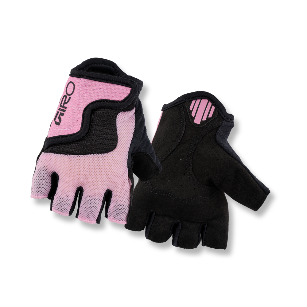 2026 GIRO Bravo Jr Men's Road Cycling Gloves in Light Pink