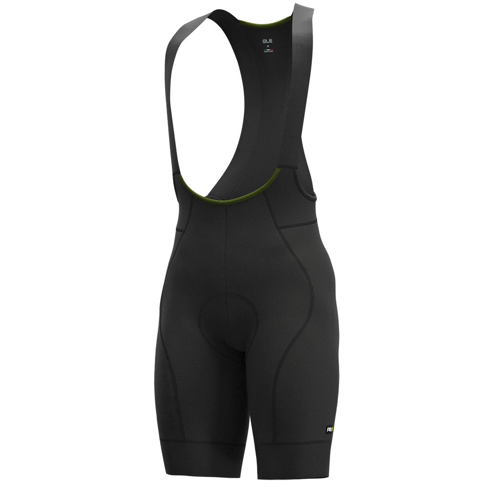 Ale Clothing Green Speed PR-R Bibshorts in Black