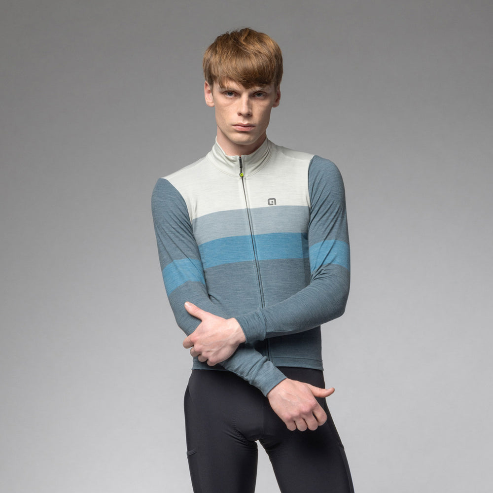 Ale Wool Off Road/Gravel Mens Long Sleeved Jersey