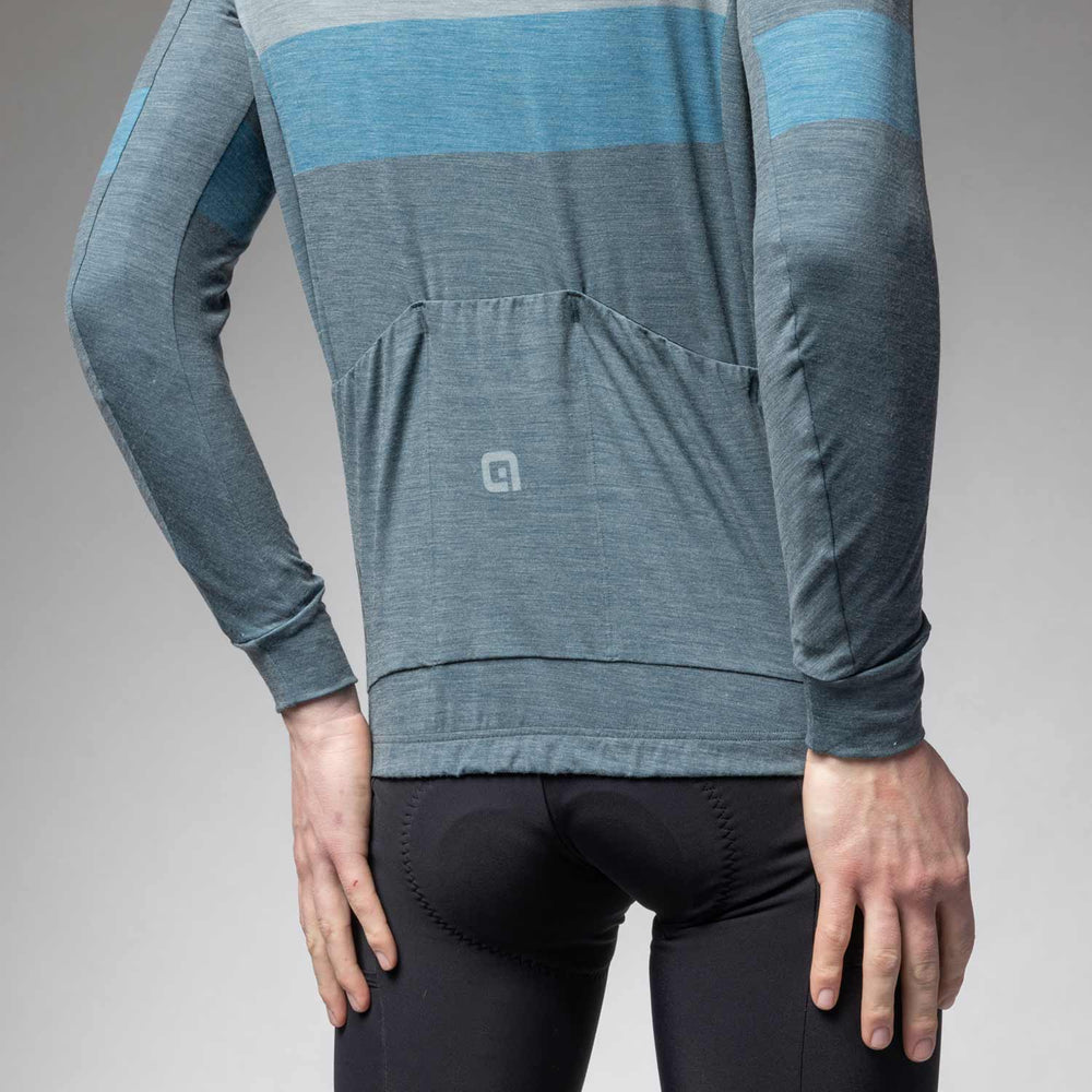 Ale Wool Off Road/Gravel Mens Long Sleeved Jersey