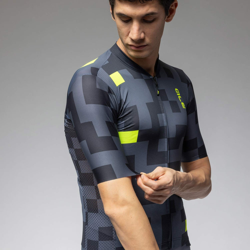 Ale Pixel Pragma Mens Short Sleeved Jersey