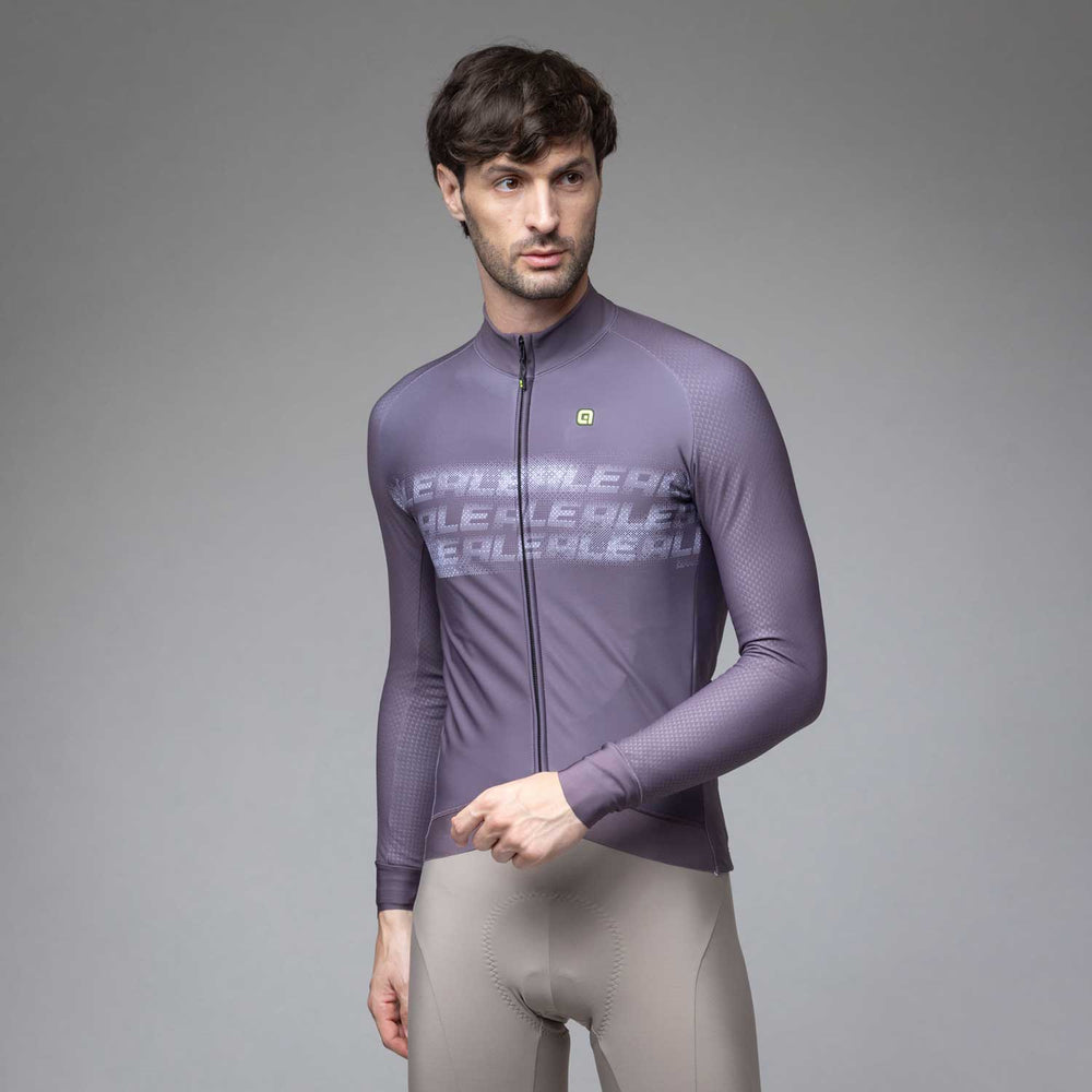 Ale Clothing Identity PR-E Mens Long Sleeved Jersey in Purple