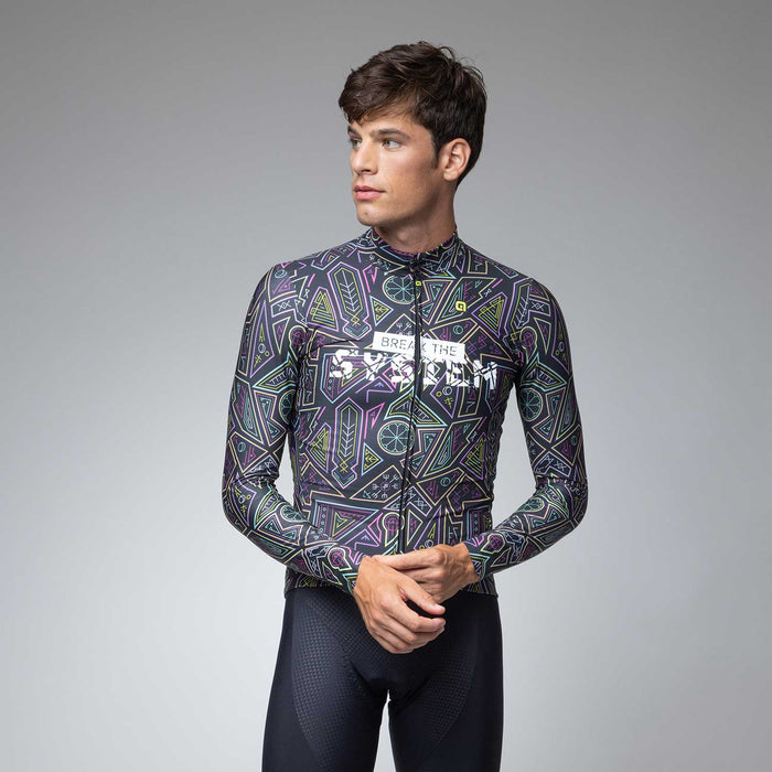 Ale Clothing System Pragma Mens Long Sleeved Jersey in Black