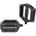 Amplitude G100 Flat Pedals, Replaceable Pins, Black - image 1