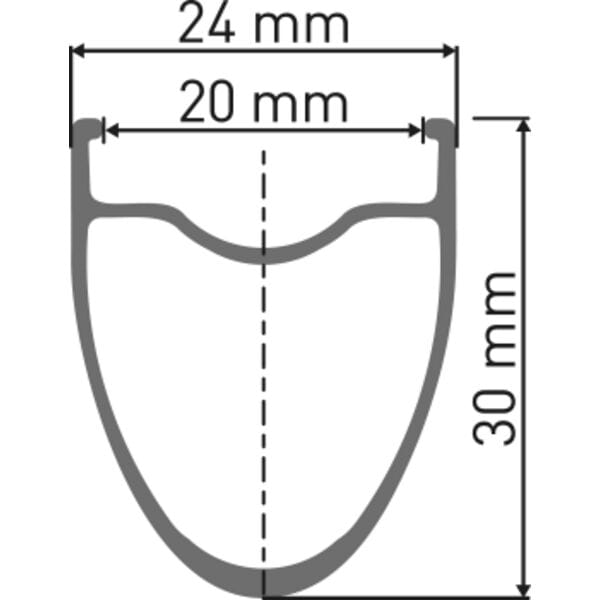 DT Swiss A 510 DB Sleeve-joined Presta-drilled disc brake black