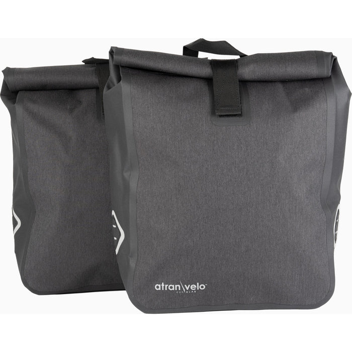 Atran Velo TRAVEL Waterproof AVS Side Panniers 18 + 18 Litre, Black - image 1