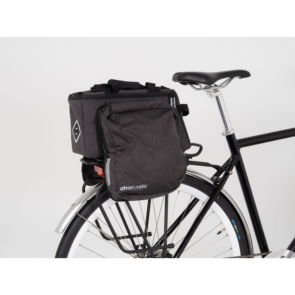 Atran Velo ZAP AVS Top Bag with Mini Panniers 10.5 + 8 Litre, Black - image 3