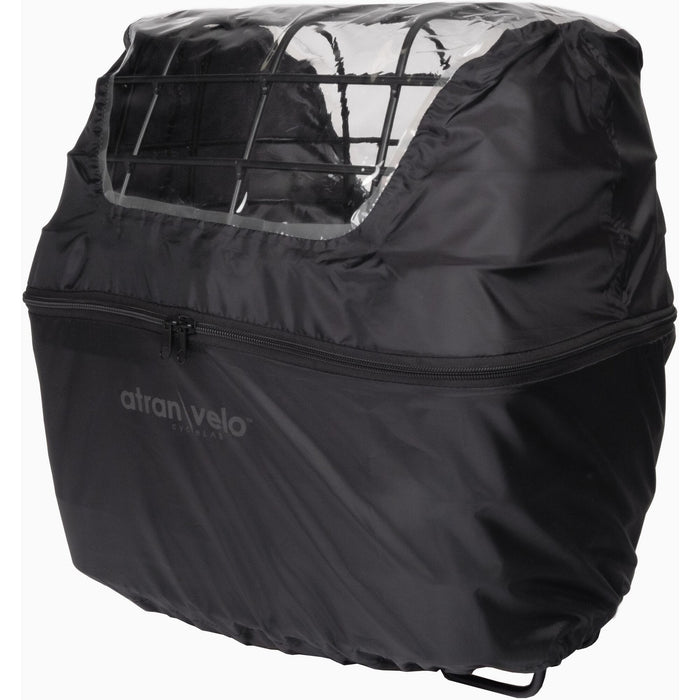 Atran Velo RAINY DUO Basket Rain Cover with Window, Black - image 1