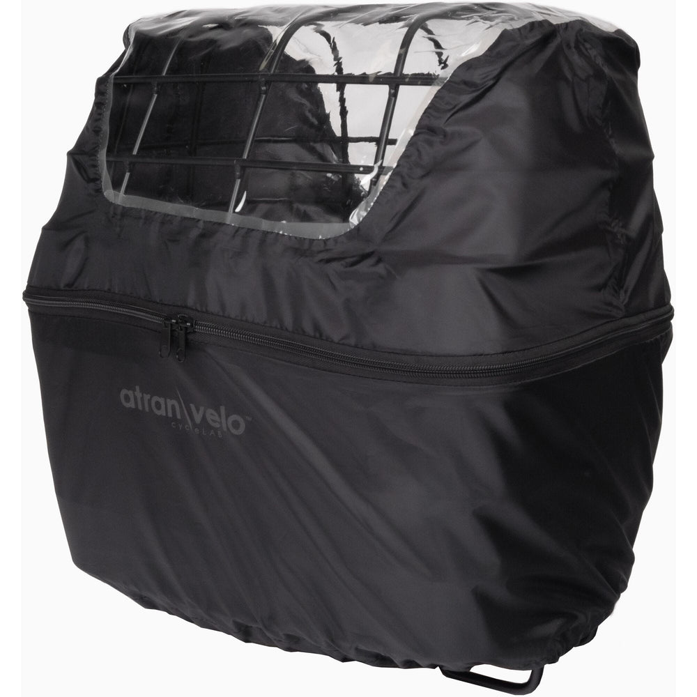 Atran Velo RAINY DUO Basket Rain Cover with Window, Black - image 1