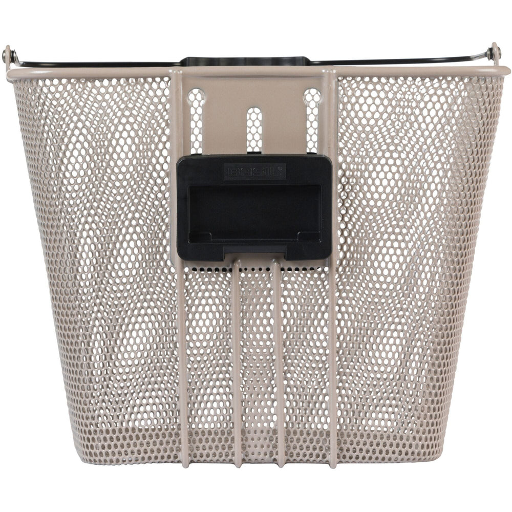 Basil Bilbao Front Bicycle Basket KF nude metallic