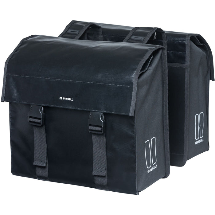 Basil Urban Load Double Bag 48-53L black/black