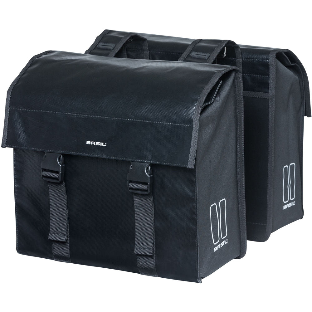 Basil Urban Load Double Bag 48-53L black/black