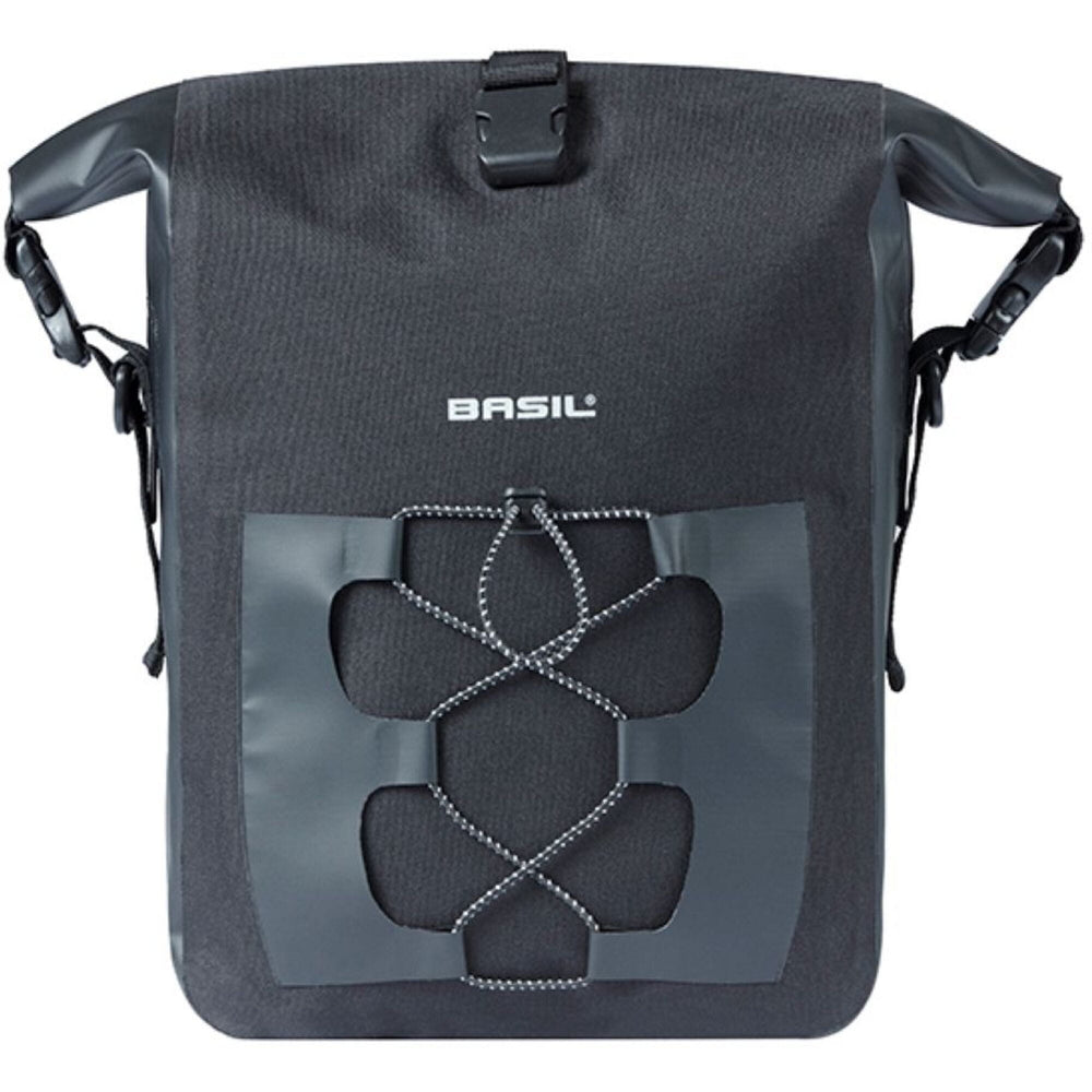 Basil Navigator Waterproof Medium, single pann. bag,MIK Hooks, 12-15L,black
