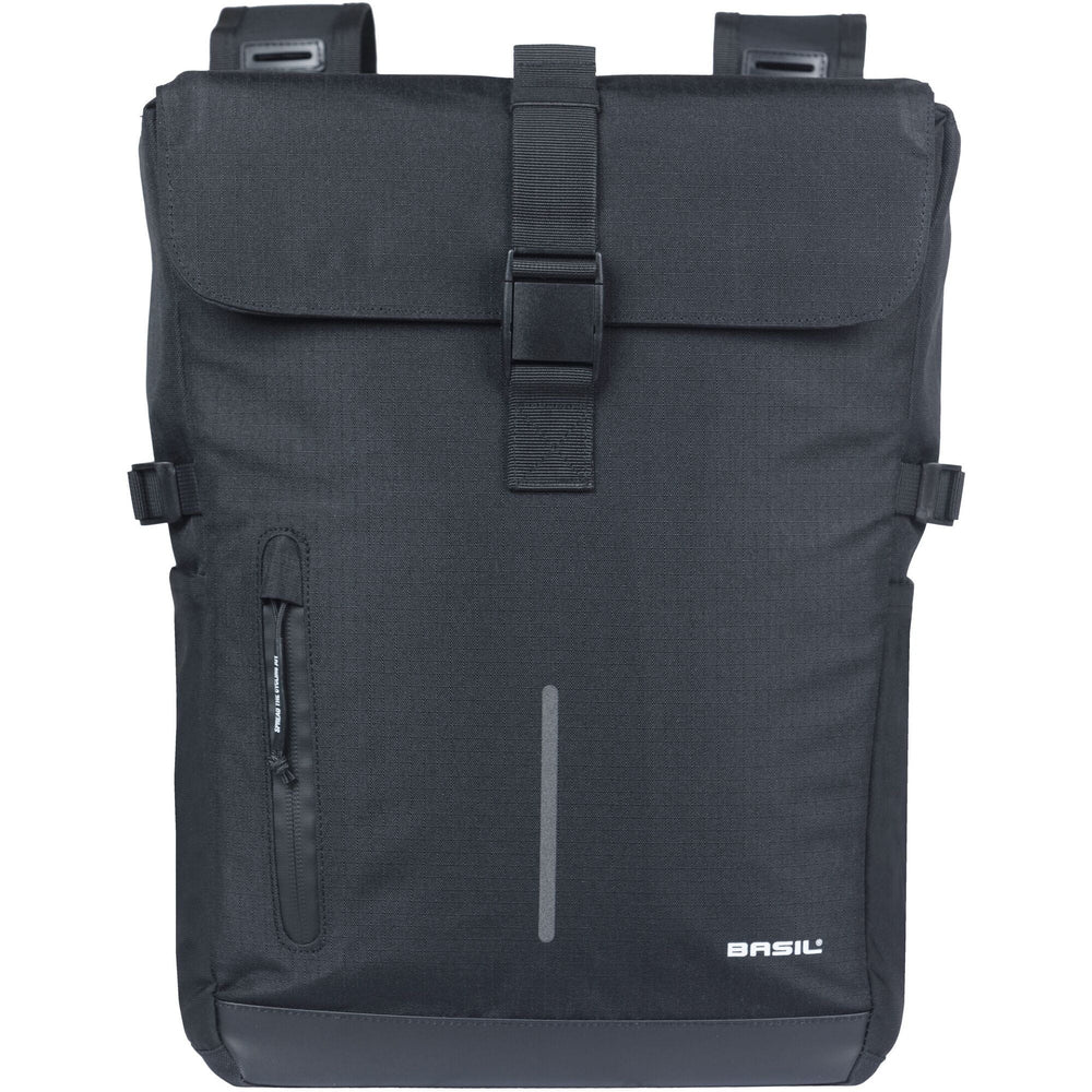Basil Move Double Bicycle Bag 30L black