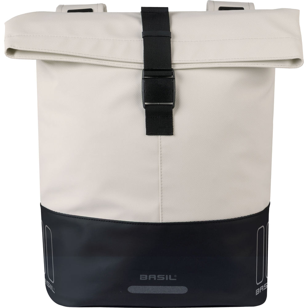 Basil Cove Double Pannier Bag 28-32L off-white/black