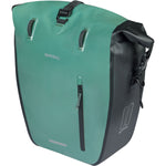 Basil Rivo Large Single Bag Tarpaulin MIK Hooks 25-31L silvergreen/black