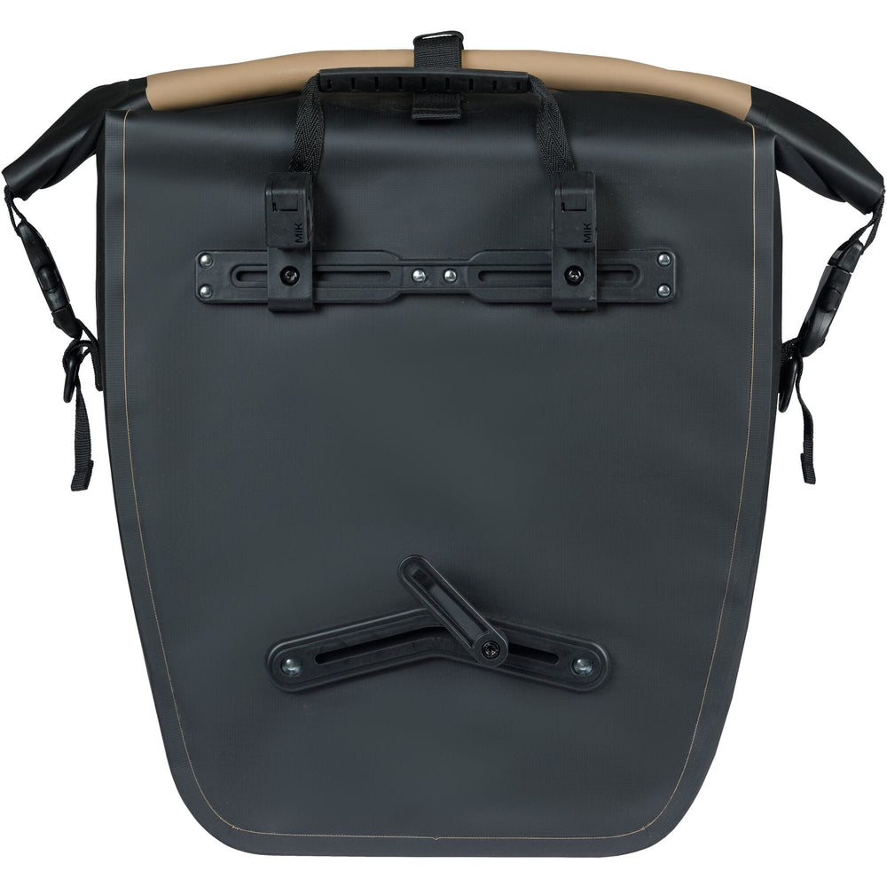 Basil Rivo Large Single Bag Tarpaulin MIK Hooks 25-31L sand/black