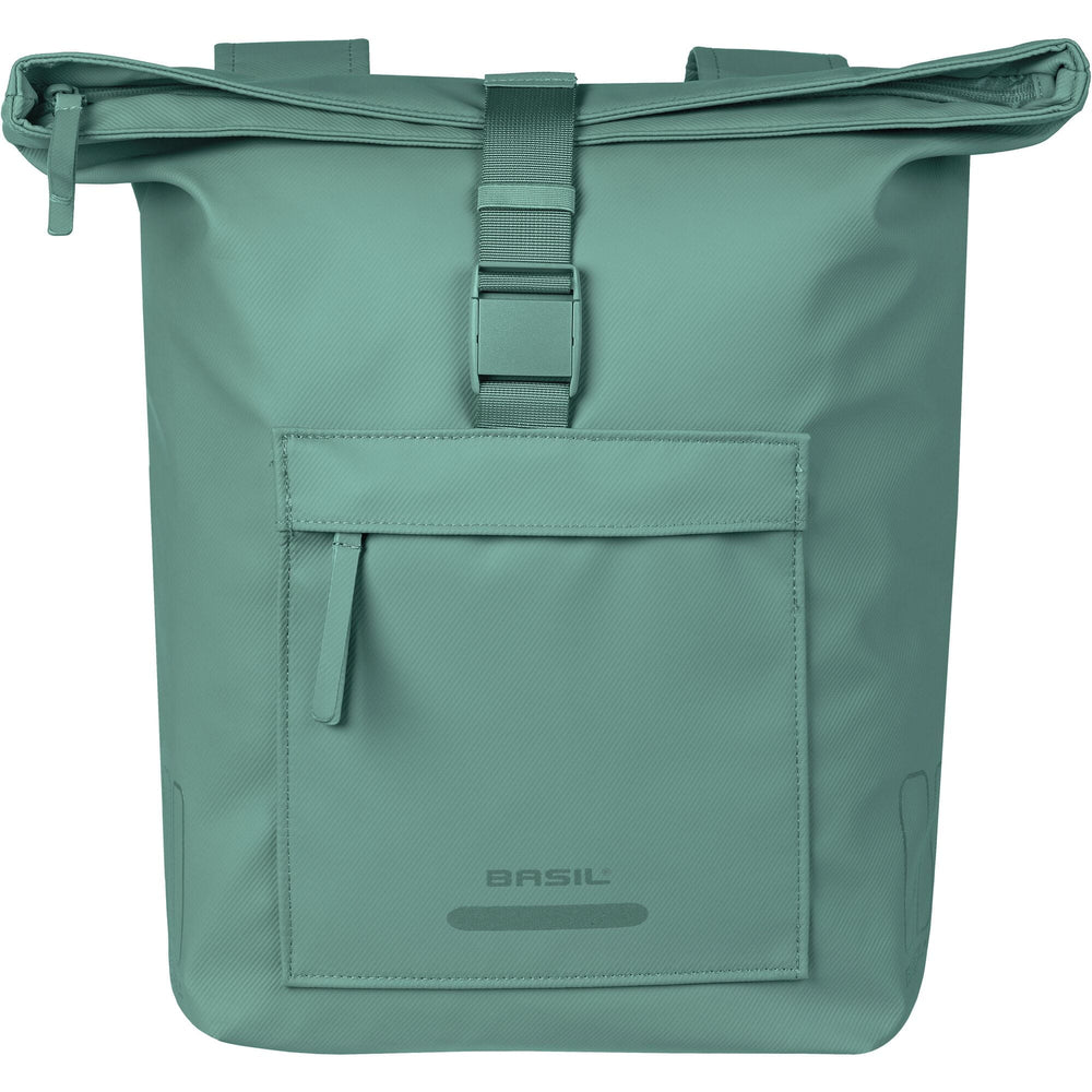 Basil Brooklyn Double Pannier Bag 41L silvergreen
