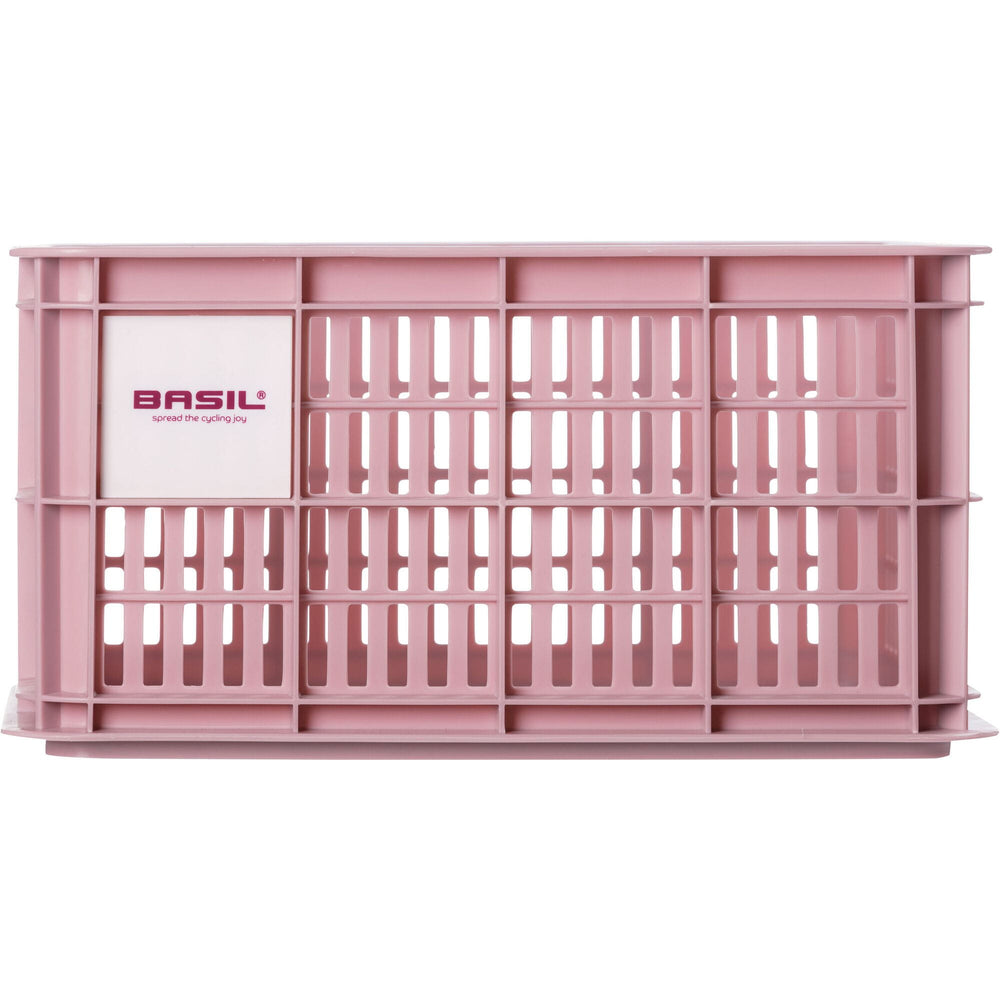 Basil Bicycle Crate Small 17.5 litres pink
