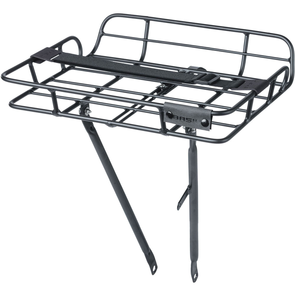 Basil Portland Front Carrier matt black