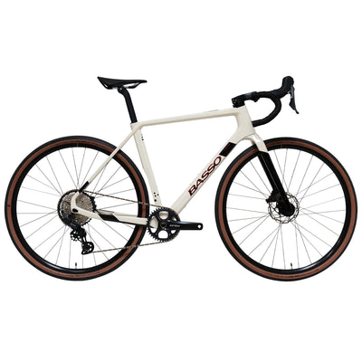 2026 Basso Palta GRX 1x Carbon Gravel Bike in Off White