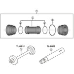 Shimano BB-MT800 MTB press fit bottom bracket with inner cover, for 92 or 89.5 mm