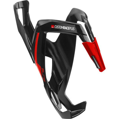 Elite Custom Race Plus Bottle Cage in Black And Red