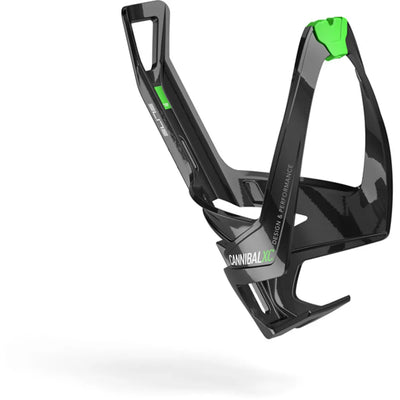 Elite Cannibal XC Water Bottle Cage In Black And Green