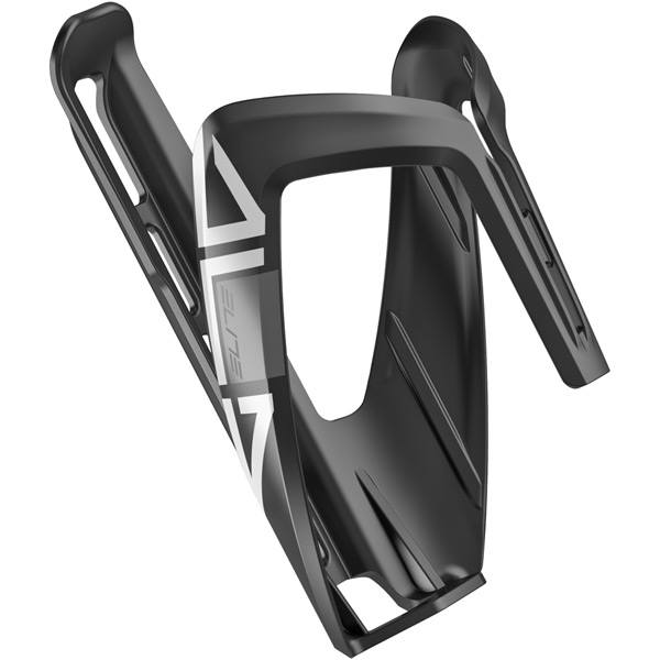 Elite Ala resin bottle cage - Black / White