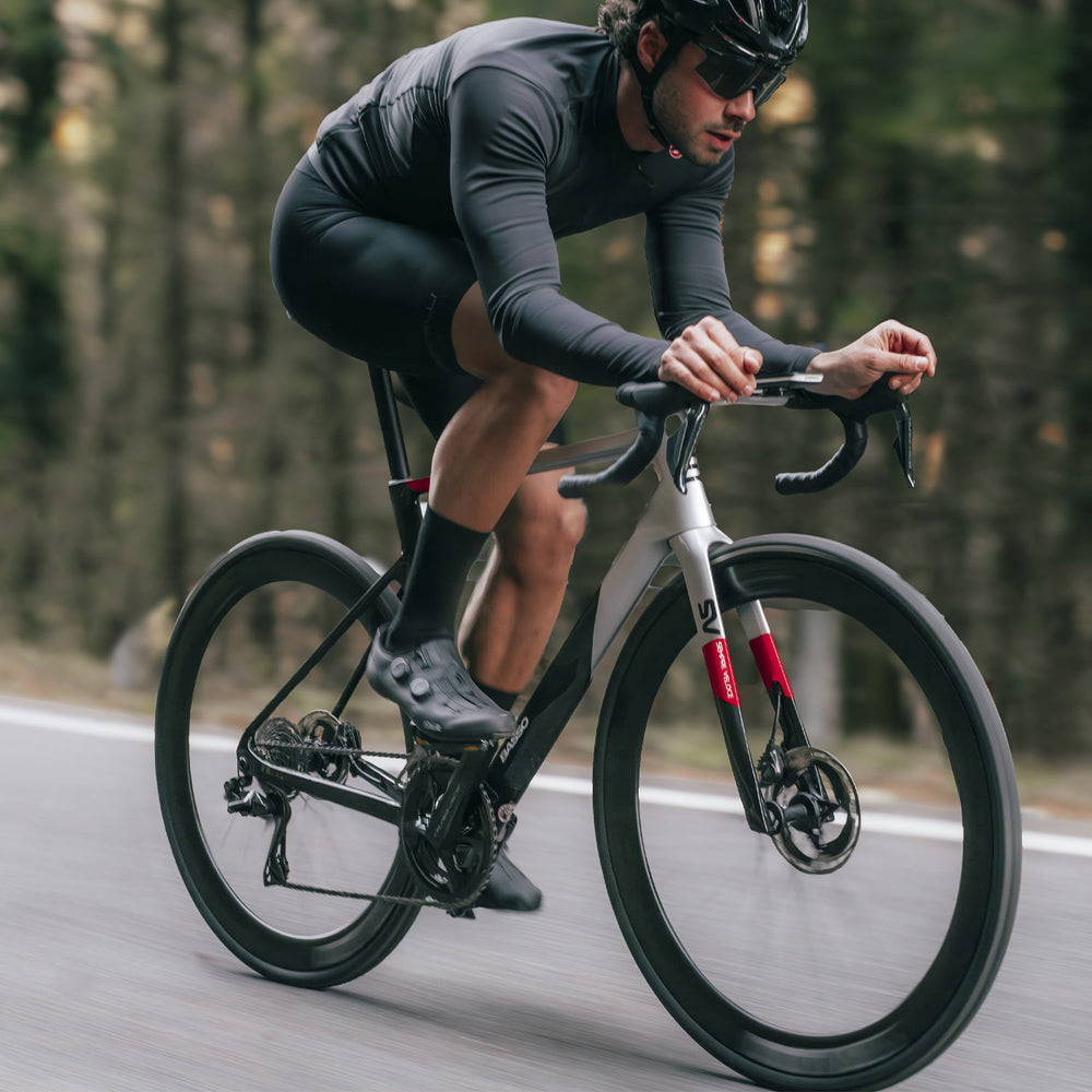 Basso SV Rosso Vivo Frameset in Black Chrome