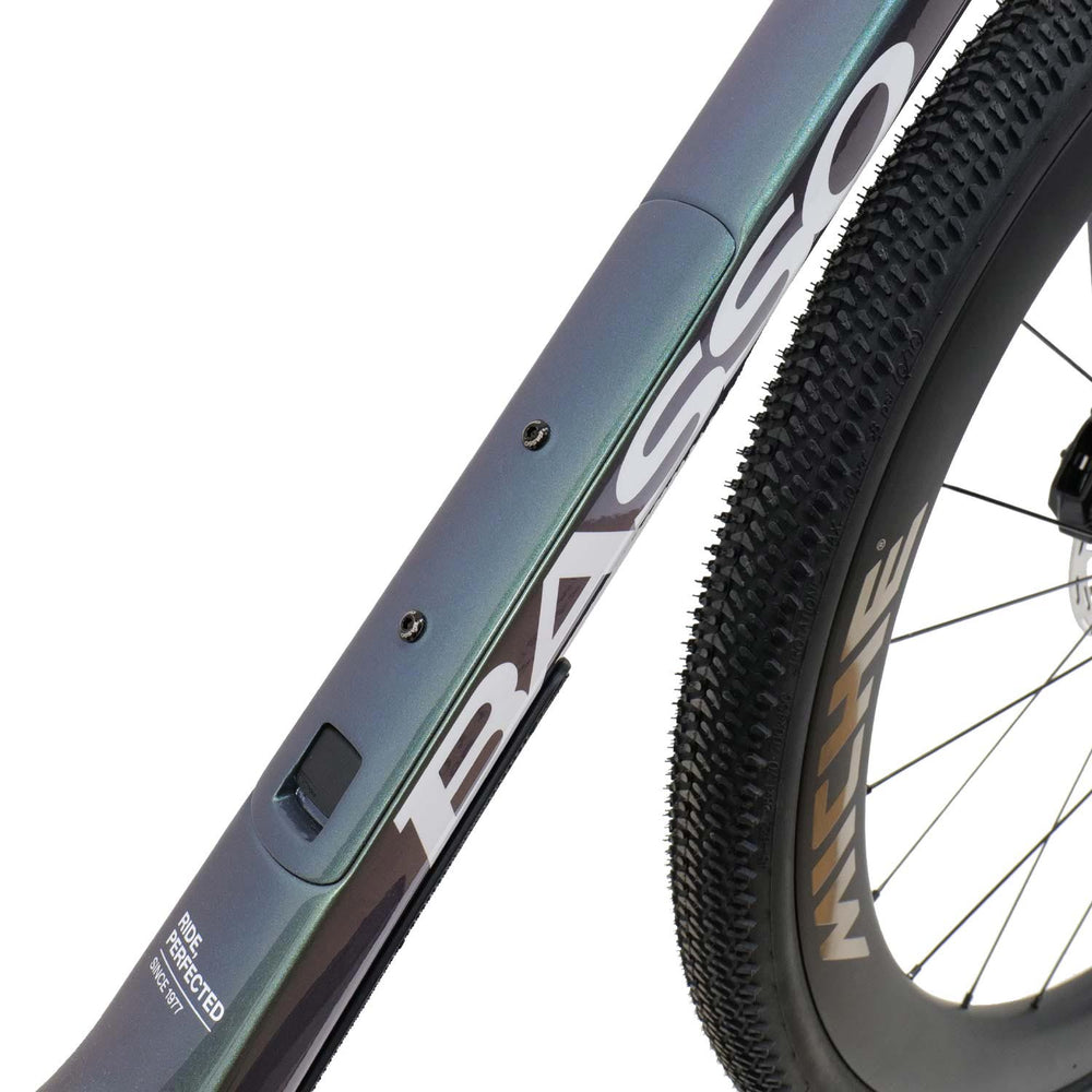 Basso Palta III Frameset Galaxy Dream with Strato in Aurora Green