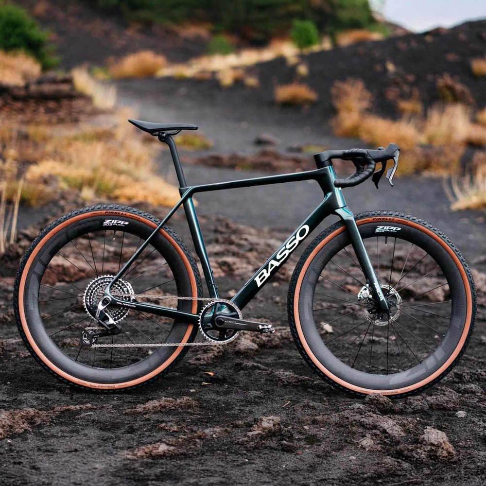 Basso Palta III Frameset Galaxy Dream with Fuga in Aurora Green